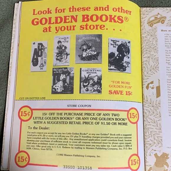Vintage Little Golden Books from the 1980’s. Set of 4. Approximately 6 3/4” x 8” - Picture 12 of 15